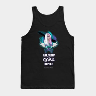 Eat Sleep Game Repeat Tank Top